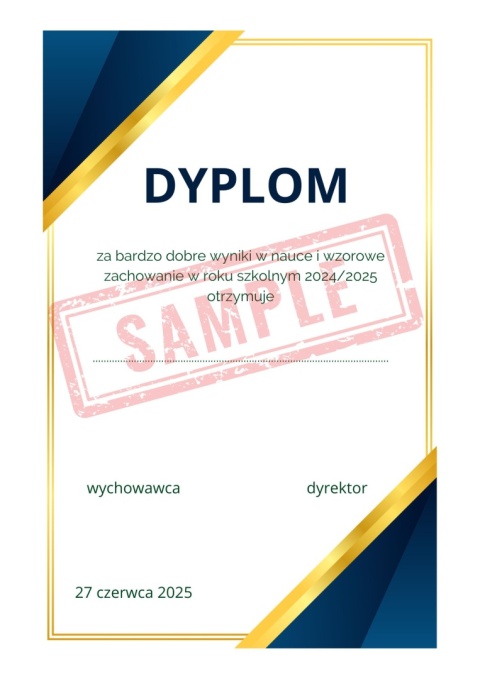 2025 Wkładki do nagród książkowych dla uczniów