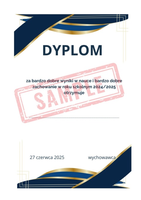 2025 Wkładki do nagród książkowych dla uczniów