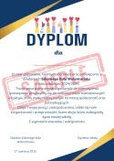 Dyplom 2025 dla Szkolnego Koła Wolontariatu