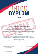 Dyplom 2025 dla Szkolnego Koła Wolontariatu