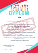Dyplom 2025 dla Szkolnego Koła Wolontariatu