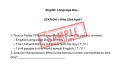 Dzień Jezyka Angielskiego - stacje zadaniowe poziom A1/A2