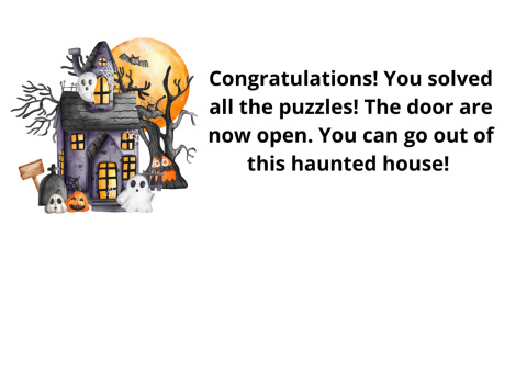 Halloween - mini Escape room poziom A1 Halloween - mini Escape room poziom A1