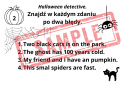 Halloween - mini Escape room poziom A1
