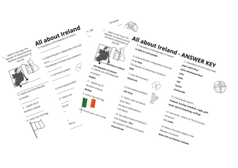 Ireland - webquest Ireland - webquest