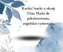 Kolorowanki/ laurki z okazji Dnia Matki, angielskie rymowanki