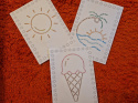 Summer Word Clouds - Chmury wyrazowe Lato