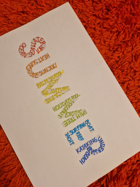 Summer Word Clouds - Chmury wyrazowe Lato Summer Word Clouds - Chmury wyrazowe Lato