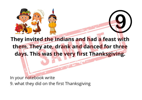 Thanksgiving scavenger hunt Thanksgiving scavenger hunt