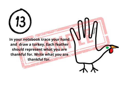 Thanksgiving scavenger hunt Thanksgiving scavenger hunt
