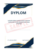 Wkładki do nagród książkowych dla uczniów