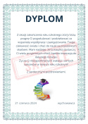 Wkładki do nagród książkowych dla uczniów