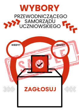 plakat WYBORY SU