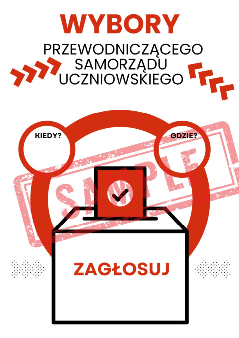 plakat WYBORY SU plakat WYBORY SU